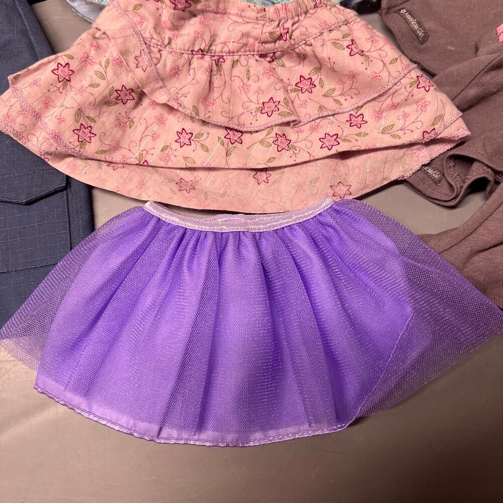 American Girl Doll Skirt Shorts Clothes Lot of 10 - Picture 4 of 7